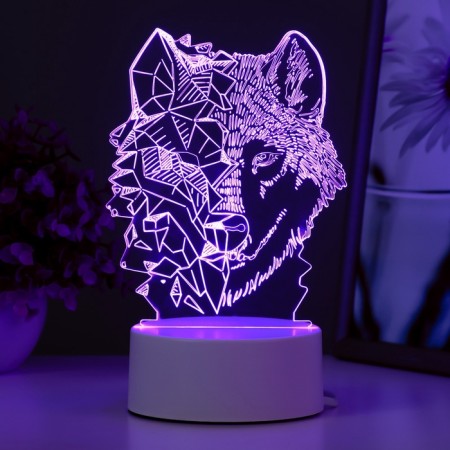 Light "Wolf" Led RGB from the network 13.5x9.5x17.6 cm Risalux-5
