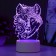 Light "Wolf" Led RGB from the network 13.5x9.5x17.6 cm Risalux