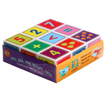 Smart cubes “One, two, three, four, five”, in the subdod, 9 pieces-3
