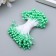Stamens for artificial flowers "Drops green" (set 130 pcs) length 6 cm