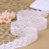 Knitted lace, 40 mm × 10 ± 1 m, white color