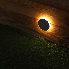 Тротуарный светильник Arte Lamp Piazza A3601IN-1BK, LED, 1 Вт, 5х5 см, 20 Лм, чёрный