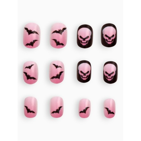 Children's false nails "Halloween", 12 pcs-1