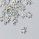 Decor for creativity Metal "Little Star" silver 0.8x0.9 cm