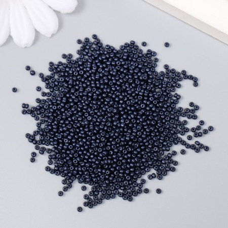 Glass beads 12/0 "blue graphite" 15 grams-1