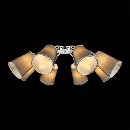 Ceiling EVOLUCE lamp. Sle103002-08. Maleonte. 8x40 watts, E14, 84x84x24 cm, chromium color-9