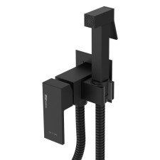 Shower mixer Wasserkraft A71638, single -leaf, hygienic watering can, black