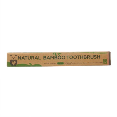 Bamboo Toothbrush hard, 5 pieces, mix of flowers-16