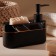 SL Home Lines soap dispenser, with a sponge stand, 400 ml, black color