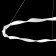 Suspended chandelier Mantra Madagascar, Led, 3220lm, 3000k, 500 mm, white color