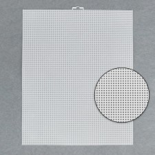 Embroidery canvas, 26 × 33 cm, white color