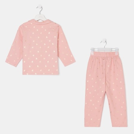 Pajama nursery from a flannel (shirt, trousers) KAFTAN "Dandelions", height 98-104, pink-9