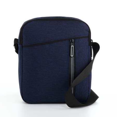 Male bag 17.5*8*23 cm, 2 depth n/lightning, 1 n/k, blue-1