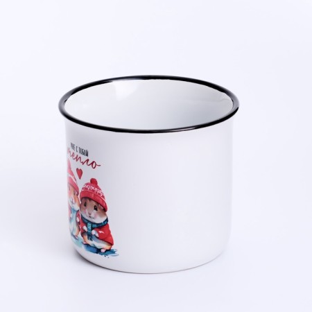 Mug "I am warm with you", 450 ml-1