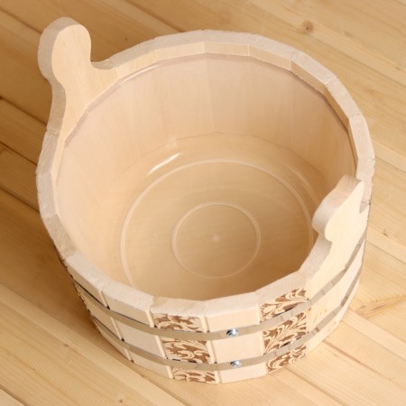 Gang of linden, 6 l, round, two -handed, plastic insert (Figure 9)-9