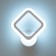 Sconces Citilux "Marseille Smart" CL232B310, 22x24.3 cm, 1x12W, LED, white color