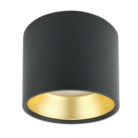 Lamp 1x12W GX53 9.6x9.6x8 cm, black/gold-3