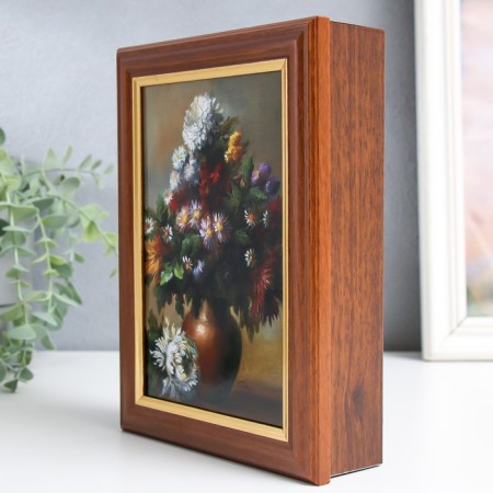 Key "Great Bouquet" Walnut 15x21 cm-2