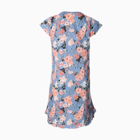 Night shirt female, the color is gray-blue, size 44-5