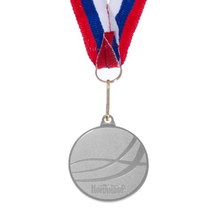 Prize medal 186 diam 4 cm. 2 place. Color ser. With a ribbon-3