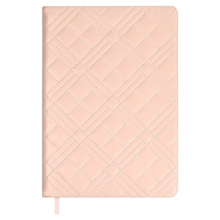 Delicidal Air A5, 164 Escalada sheets, fingered binding with foam rubber, artificial leather "Laika", glassy line, cream offset 70 g/m², pink