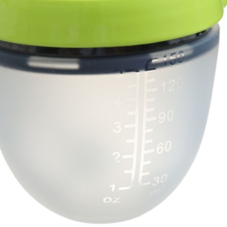 M&B flame bottle, shg Ø70mm, 150 ml., Silicone flask, green color-7