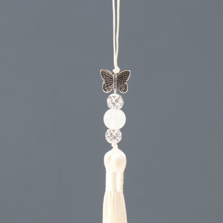Suspension textiles, metal "Babochka" ivory 1x1.2x16.5 cm-2