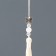 Suspension textiles, metal "Babochka" ivory 1x1.2x16.5 cm