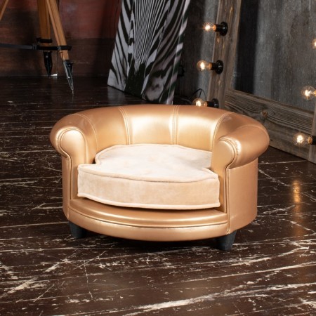 Sulperion Marphy, 62x60x30 cm, furniture fabric, size S, golden color-6