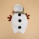 New Year. Costume "New Year's Snowman", size XL (DS 40, og 50 cm)