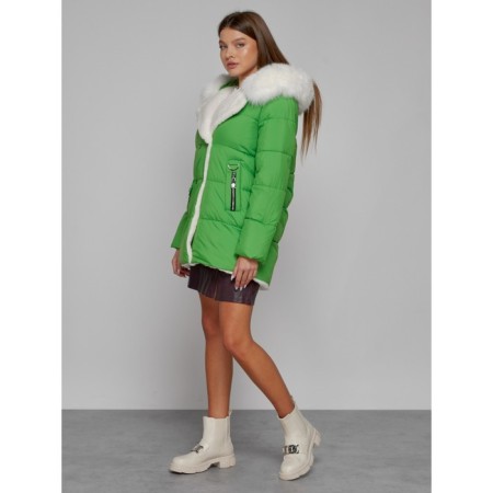 Winter jacket, size 46, green color-1