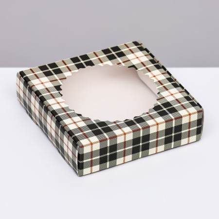 Box the team with a window, "male", 11.5 x 11.5 x 3 cm-1