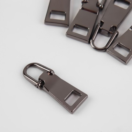 Poller for lightning, metal, 2.8 × 1 cm, 5 pcs, black nickel color-1