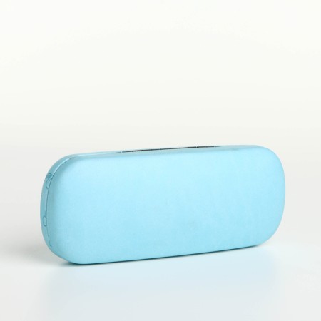 Case for glasses on the chosen clap, length 16 cm, blue color-1