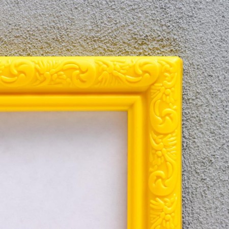 Photo frame plastic L-2 21x30 cm yellow (plastic screen)-1