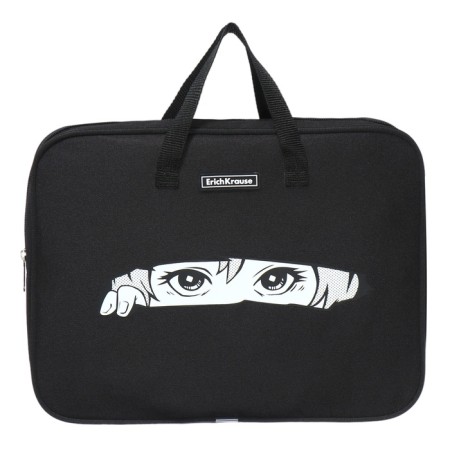 Folder with A4+handles, 360 x 290 x 70 mm, textile, Erichkrause Watching You 60469