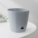 Pot for flowers with a basal watering amsterdam, 0.65 l, d = 11 cm, h = 10.7 cm, color gray color