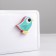 Magnetic sponge for marker board "Bird", 2x10x9 cm
