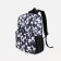 School backpack from textiles on lightning, 3 pockets, black color