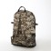 Tourist backpack on lightning, with an increase, 6 outer pockets, beige/brown color