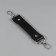 Handle for a bag, with carbines, 20 ± 1 cm × 2.5 cm, black/silver color