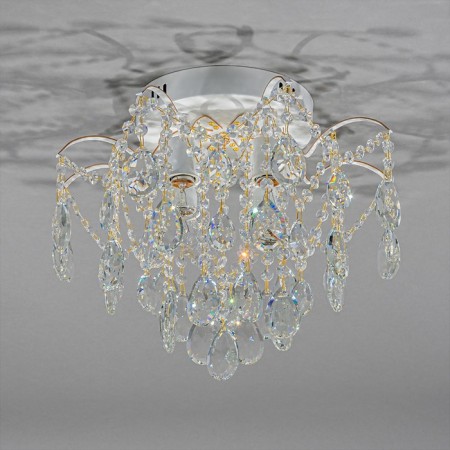 Ceiling lamp 4x60W E27, size 40x40x35 cm-4