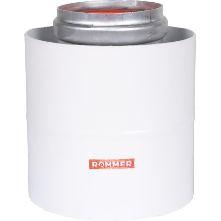 The chimney element Rommer RCA-6010-210100, the initial section, d = 60/100 mm, clamp, sleeve