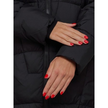 Coat insulated winter female, size 46, black color-14