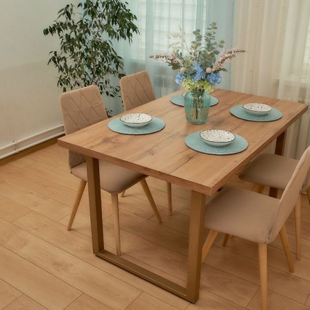Dining stool Polini Home Rio SD, beige-natural color-8