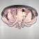 Svetogor chandelier "Drops" 5x60W E27 LED lighting chrome 50x50cm