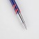 Metal pen with cap “Sport Russian”, accessories silver, 1.0 mm
