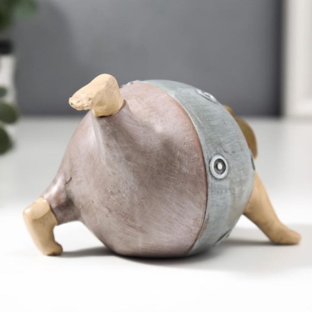 Souvenir Polystone "Pyschochka - Fitness" 8.5x8.5x13.5 cm-3