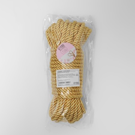 Cord twisted, d = 5 mm, 10 ± 1 m, gold color-3