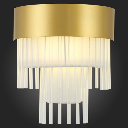 Sconces st. SL1352.201.01. Aversa. 1x40 W, E14, 26x30 cm, golden color-2